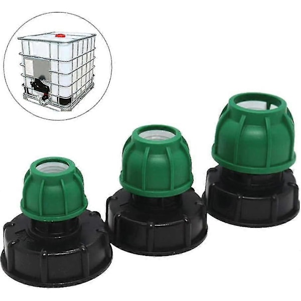 IBC-sovitin Heilwiy suoralle putkelle S60x6 IBC-säiliösovitin, kasteluasiantuntija (26mm)