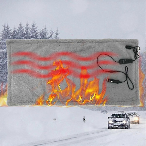 40cm X 80cm Elektrisk Värmefilt, 12v Elektriskt Uppvärmd Bil Lastbil Resa Corduroy Mjuk Varm Filt