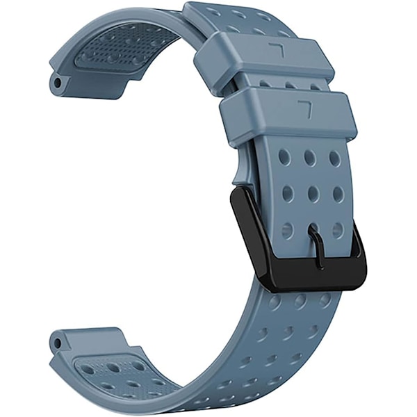 Rock Blå Rem för Garmin Approach S20/ S5/ S6, Mjukt Silikonband, Kompatibel med Garmin Forerunner 220/230/ 235/620/ 630/ 735XT/ 235lite Rock blue