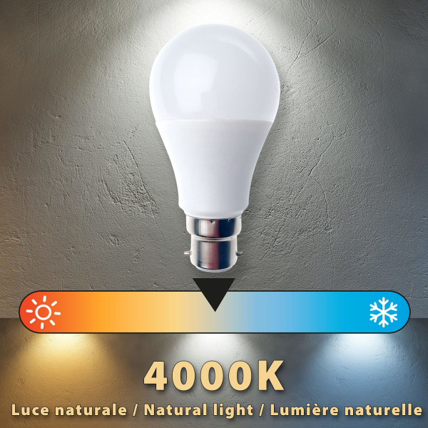 LED-pære varmgul sokkel hengende spenne hjem energisparende lampe b22 gammeldags bajonett supersterk 5W skruepære 3 stk