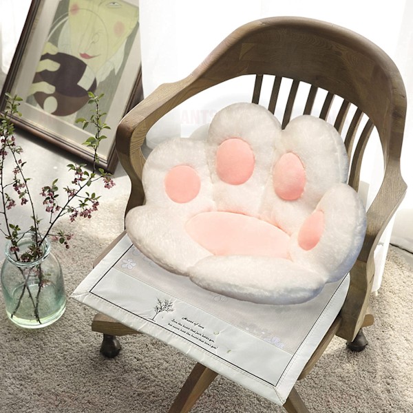 Sittdyna Katt Tass Mysig Tassformad Stolsdyna Söt Stolsdyna Lazy Back-dyna Katt Tassformad Lazy Soffa Kontorsdyna