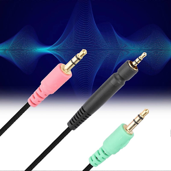 Pelikuulokemikrofoni kaapeli Sennheiser G4ME ONE / PC 373D / PC37X GSP350 / 500 / 600PC versiolle