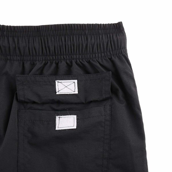 Miesten uimashortsit, nopeasti kuivuvat, verkkosisävuorella, poikien rantashortsit, musta sininen punainen, board shorts -uima-asut, surffishortsit (XXL)