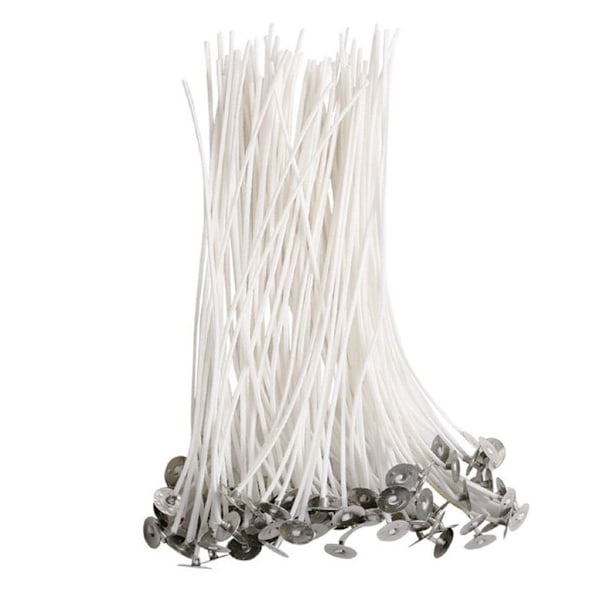 Vahatut kynttilän sydämet, kynttilän sydämet aromaterapia kynttilän materiaalit (10 cm) 100 kpl valkoinen 10cm