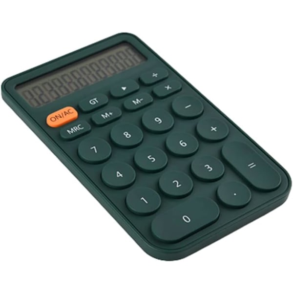 Orange Lommeregner Kontorregner Elektronisk Regner Mini Bærbar Udendørs Regner Green