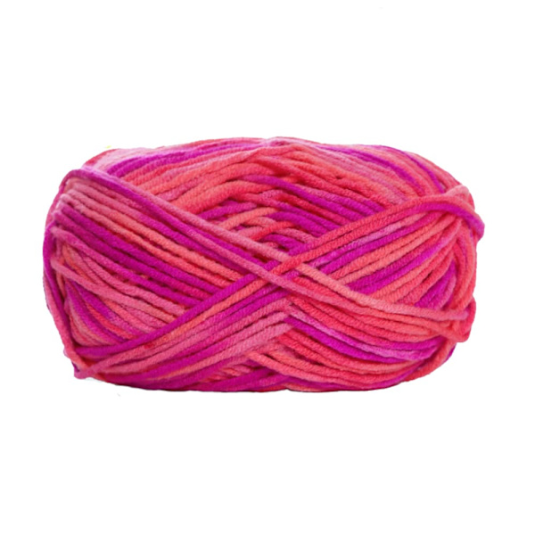 Stickgarn 6 x 50g Boll Dubbel Stickgarn Färgad Virkgarn Mjukt Garn Set för Stickning Hantverksprojekt, Kläder, Filtar, Halsduk, A A