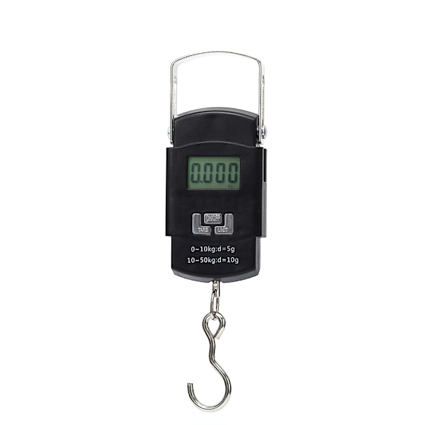 50 kg digital bagagevåg, elektronisk balans digital fiskehängvåg