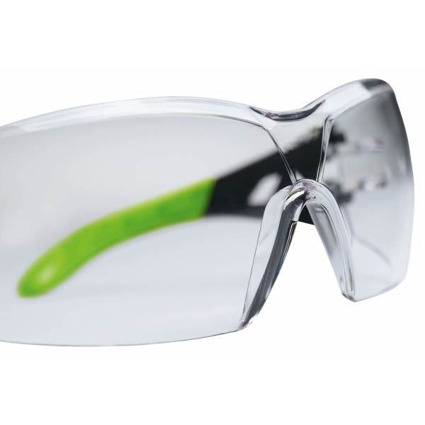 Beskyttelsesbriller, fargeløs PC-linse, EN 166 & 170-standarder, anti-dugg-linser, motstandsdyktig mot riper - kjemikalier, anti-UV400-beskyttelse, lett