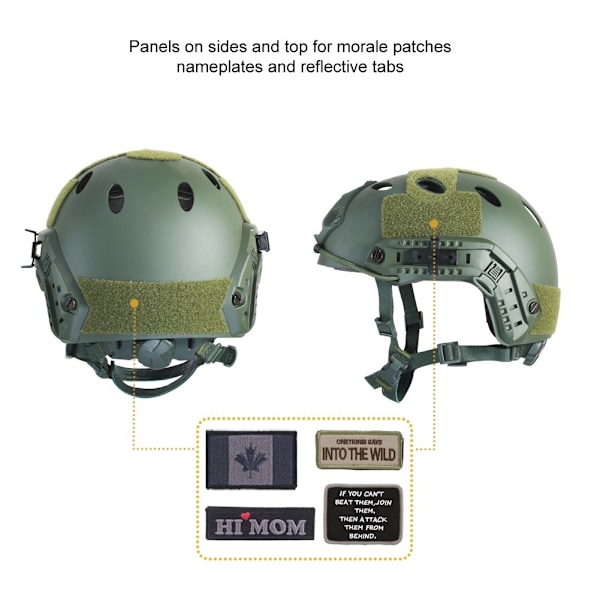 PJ Typ Lättviktig Taktisk Säkerhetshjälm för Utomhus Airsoft Paintball CS Spel