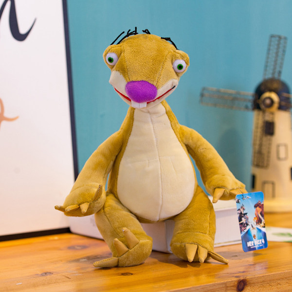 Rolig Söt Djurdocka Ice Age 3 Scrat Ekorre Fylld Plyschleksak Present 27Cm-sloth c