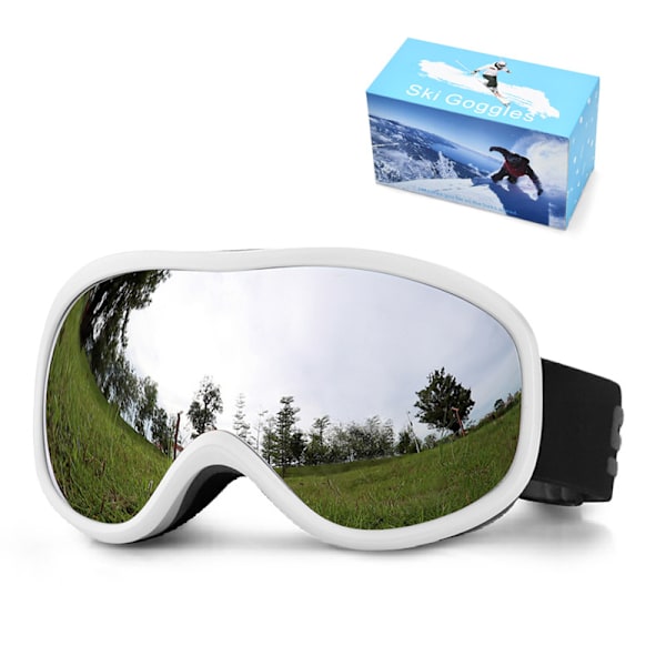 Spherical ski goggles,Double Layer Anti-fog Ski Goggles, Ski Sports Equipment, outdoor ski goggles for men and women