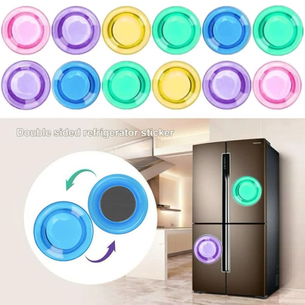 20 STK Sterke magneter Kjøleskapsmagneter Fargerike tavlemagneter Dekorative kjøleskapsmagneter Tilbehør Kjøleskapsmagneter