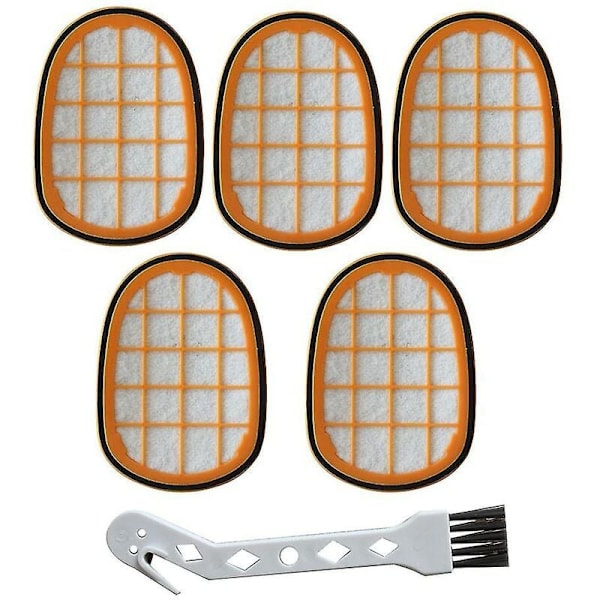 CREA 5 stk. filtre for Philips Speedpro Max Fc6812 / 01 støvsuger