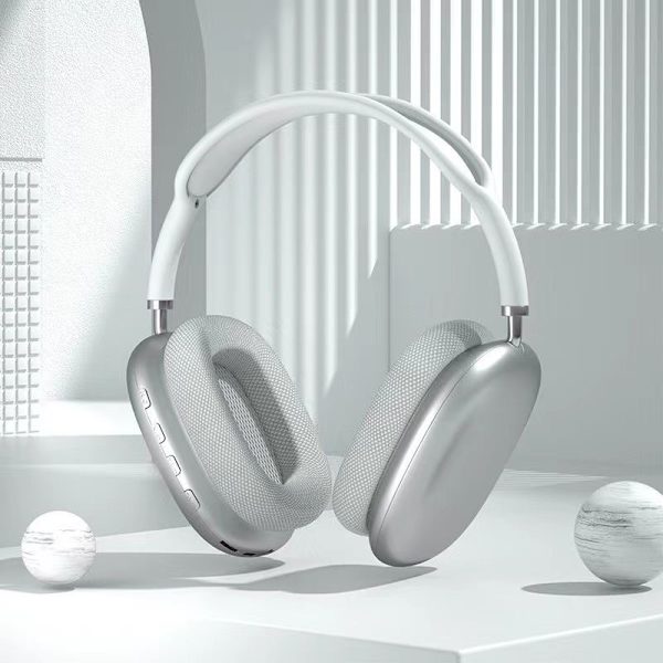 Langattomat Melunvaimentavat Kuulokkeet Musiikki Kuulokkeet Stereokuulokkeet Bluetooth Kuulokkeet silver,white