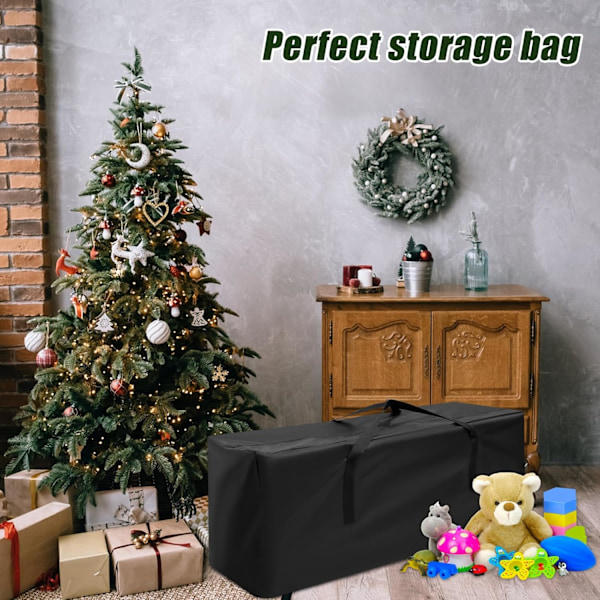 Set med 2 förvaringsväskor, skyddande överdrag, dynor, trädgårdsdynor (173 x 76 x 51 cm)