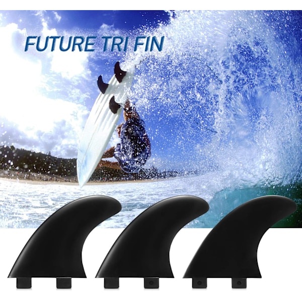3 KPL / 2 KPL Surfboard Fin Thrusters Evät Lasikuitu Nylon Surf Evät GL/GX / M5 / G5