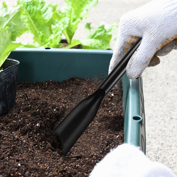 2 st Trädgårdsspade Multifunktionell Handspade Kol Rostfritt Stål Trädgårdsskovlar Praktiska Trädgårdsverktyg för Omplantering, Grävning, Plantering