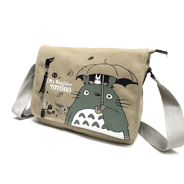 Cartoon anime axelväska, canvas skolväska, Messenger Bag, 31*26*7cm, Barnväska