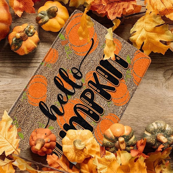 Thanksgiving-matta Höst Lönnlöv Välkommen Inomhus Dörrmatta Höst Golvmatta för Kök Sovrum Vardagsrum Heminredning Mattor（50*80cm） 50*80cm