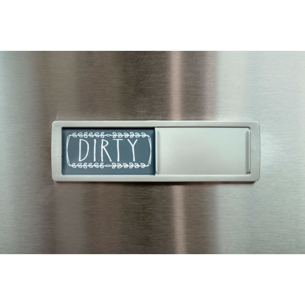 Astianpesukonemagneetti Puhdista likainen merkkivalo, universal keittiön astianpesukoneen jääkaappimagneetti keittiön järjestämiseen ja säilytykseen (2 set )