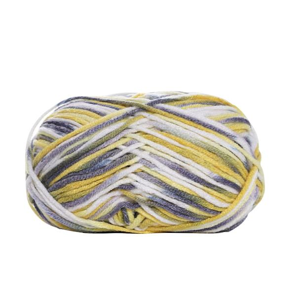 Stickgarn 6 x 50g Boll Dubbel Stickgarn Färgad Virkgarn Mjukt Garn Set för Stickning Hantverksprojekt, Kläder, Filtar, Halsduk, C C