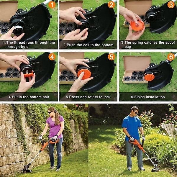 Siimapuola Black and Decker -trimmerille, 8 siimapuolaa-Xin
