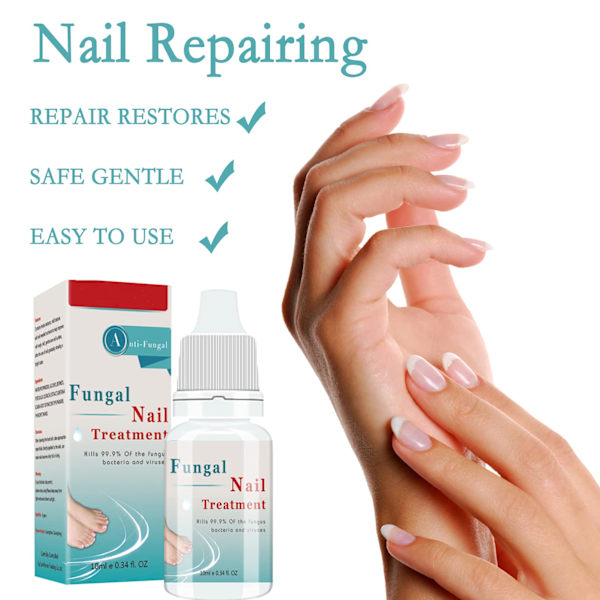 Nagelvårdslösning Runjiajing Mjuk Nagelreparation Onychomycosis Hand- och Fotnäring, 1 st