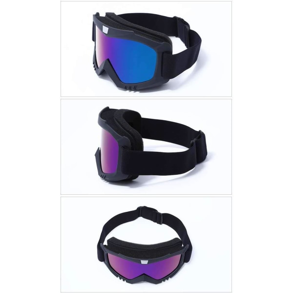 Motorcykelglasögon, Skidglasögon, Dirt Bike ATV Goggles Goggles (färg)