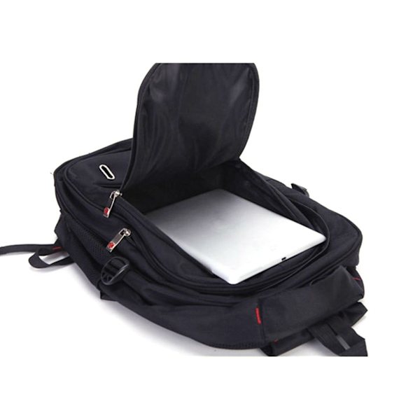 15,6\" Herrar Utomhus Nylon Vattentät Ryggsäck Väska Resa Laptop Axelväska