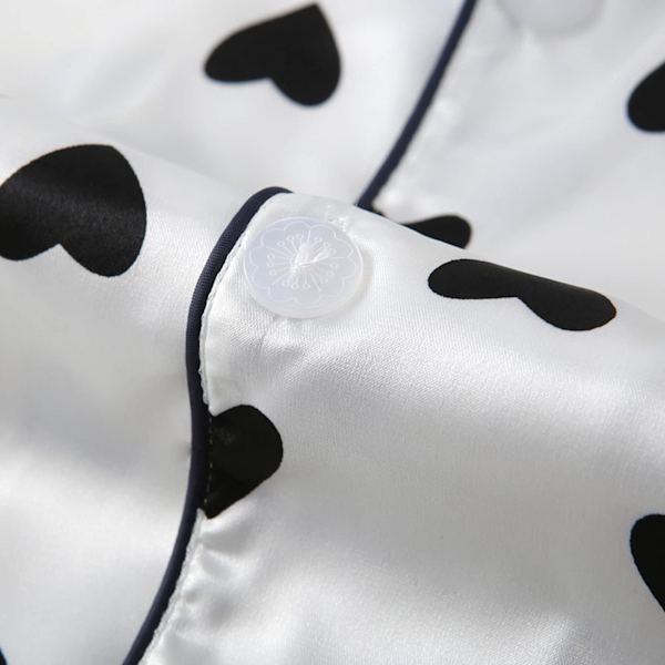 7 osaa naisten pyjamasetti, keinokuitu silkki pyjama, naisten pyjama, yöasusetti, kevät kesä kotivaatteet, yöasusetti, naisten mukava puuvilla lahja (XL)