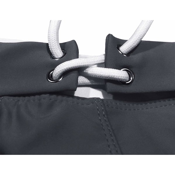 Hurtigtørrende badeshorts til mænd, strandshorts, boardshorts, spa-badebukser, elastiske træningsshorts med justerbar snøre (38, 2XL)