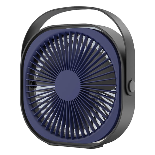 Kannettava Hiljainen USB-tuuletin Valkoinen Harmaa, 3 Nopeuden Säädöt Käsituuletin, Hiljainen Tuuletin Pöydälle, Kotiin ja Toimistoon, Retkeilyyn Blue