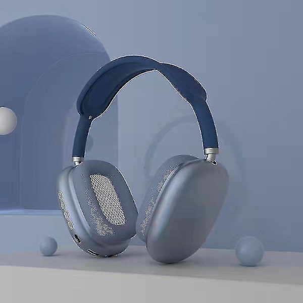 Langattomat Melunvaimentavat Kuulokkeet Musiikki Kuulokkeet Stereokuulokkeet Bluetooth Kuulokkeet blue