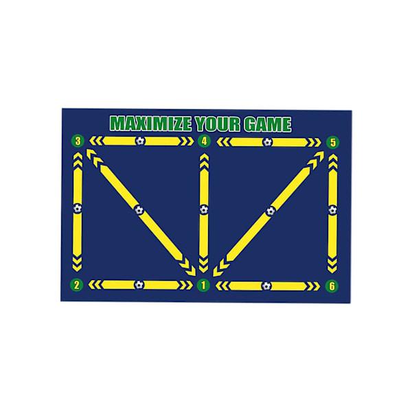 Fodbold Træningsmåtte, Fodbold Dørmatte 60x90cm, Fodbold Dørmatte Kerne, Træningsmåtte, Fodbold Træningsmåtte