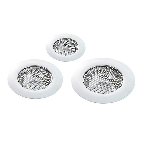 Rustfrit stålfilter, vask, poolfilter ，Til afløb og vask - afløb ，Sølv