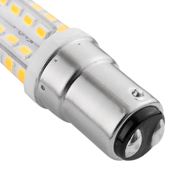 2 st Små Majsformade LED-lampor, Dimbar BA15D, För Symaskin Kylskåp Apparatlampor Varmt Ljus