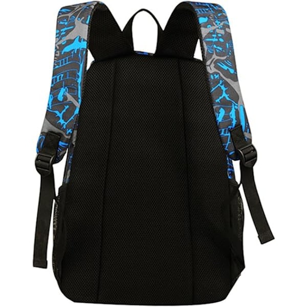 20L Unisex Skoletaske med Fluorescerende Mærke, 3 Sæt
