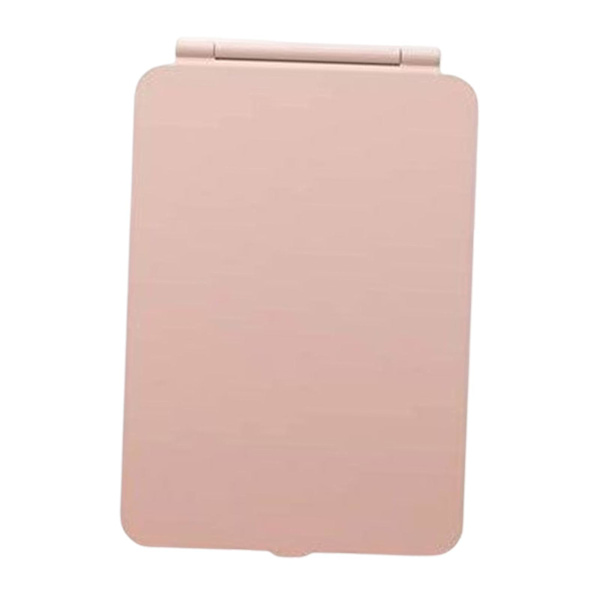 Led smink spegel, hopfällbar 3-färgsbelysning, dimbar bordsspegel för kosmetika, belyst touch-smink spegel, bärbar hopfällbar spegel, rosa Pink