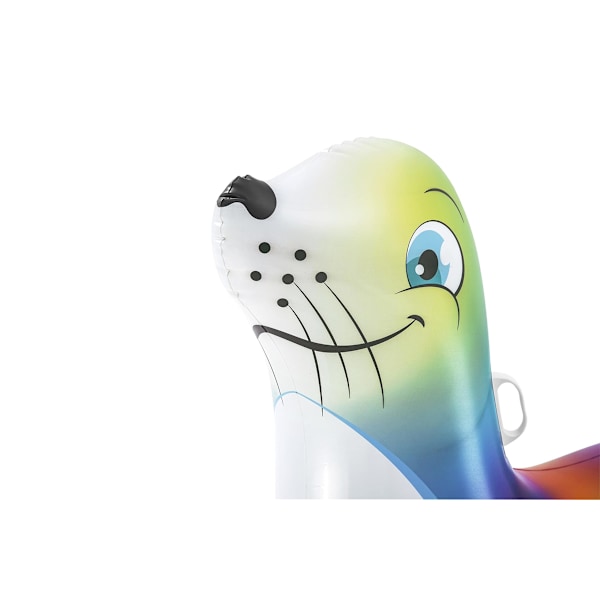 Flash 'N' Splash Sel Ride On, Tie Dye Badeleker, Badeleker for Barn, Store Oppblåsbare Badeleker