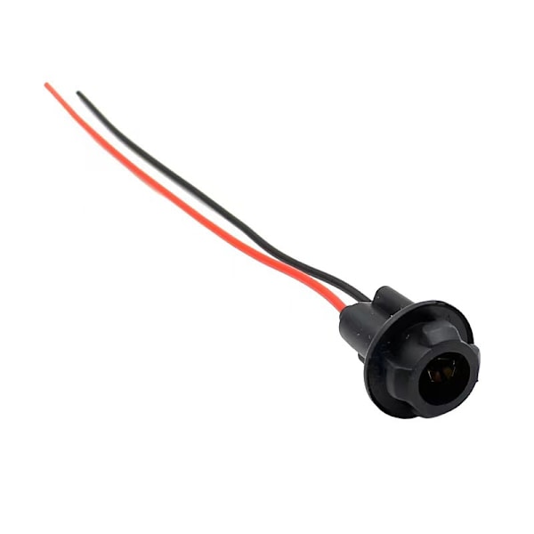 10 stk. Automotive T10 Pære Sokkel Ledning, Stikforlænger LED Wedge Lys Base Adapter