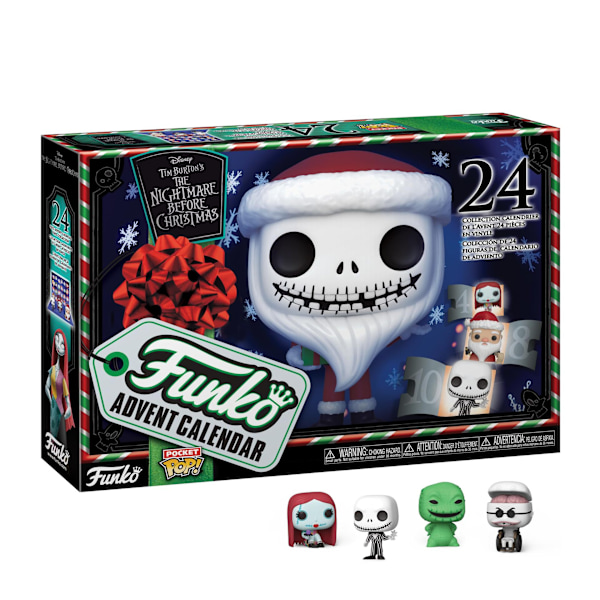 2024 Adventskalender, Julkalender: The Nightmare Before Christmas - 24 Pocket Pop! Vinylfigurer