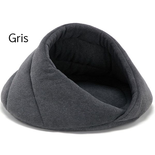 Myk Fleece Hund- og Katteseng, Komfortabel Myk og Fluffy Kattepute for Kattunge og Valp Hule Bærbar Kurv Kennel