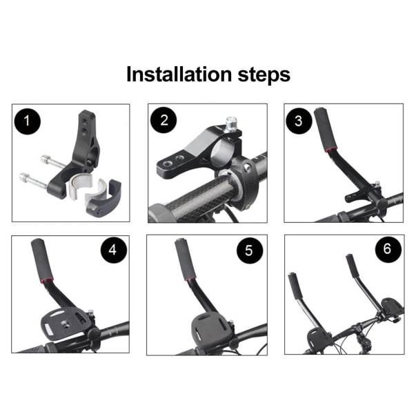 Rest Bar, Cykel Bar Hvile Styr, Cykel TT Styr, Racer Styr, Praktisk til Mountainbikes, Triatlon, Rejsecykler