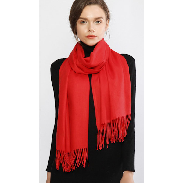 Dam Scarves Pashmina Sjal och Wraps för Bröllopsscarves för Kvinnor Vinter