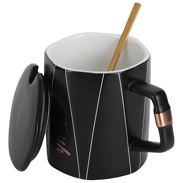 Originalitet Krus, Ottkantet Kontor Kaffekop Keramisk Krus med