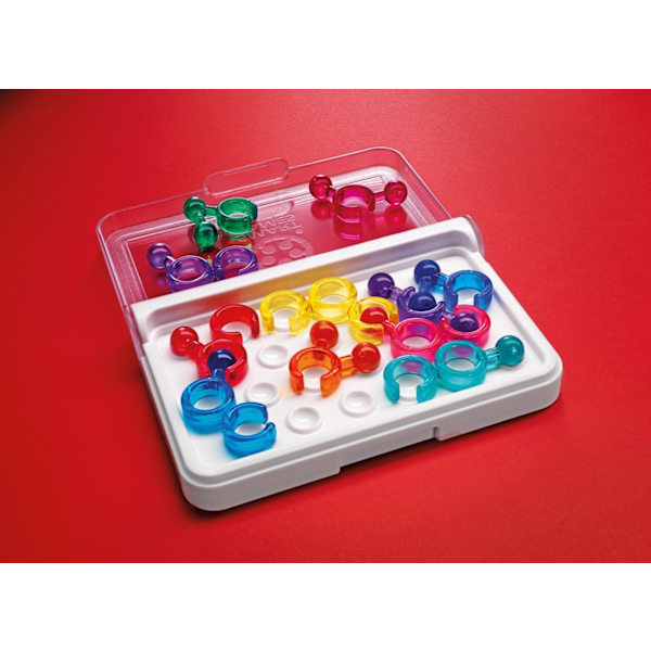 IQ Circuit, pusselspel med 120 utmaningar, 8+ år & Smart Games - IQ Link, pusselspel med 120 utmaningar, 8+ år