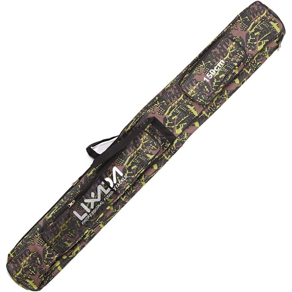 Fiskebag, Bærbar Fiskestangbag Dobbelt Lag Stor Kapasitet Fiskestang Tackle Bag 120/150cm