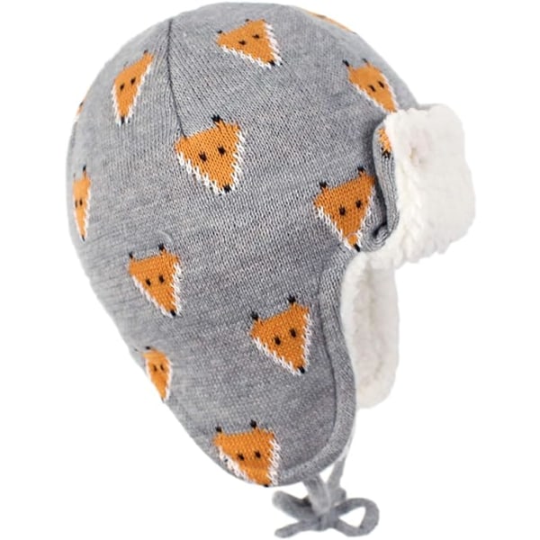 Baby Gutter Jenter Dyre Øreklaff Lue Dinosaur Rev Trykk Varm Fleeceforet Luen Julegave