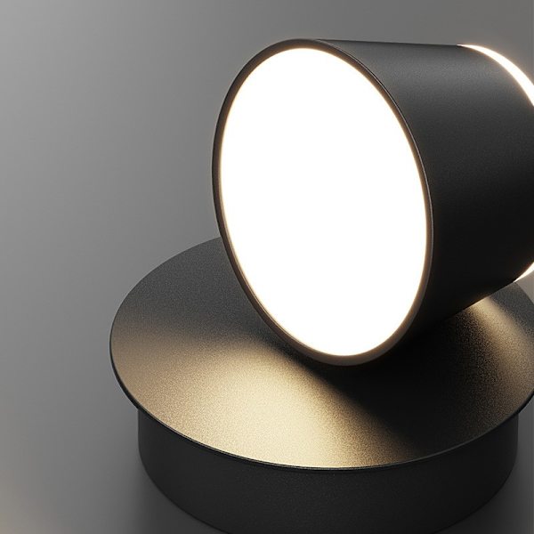 9W LED Læselampe med Kabel og Stik, Sengelampe med Touch-kontakt og USB-port, 350° Roterbar Væglæselampe, Dæmpbar, 3000K-6500K Sort