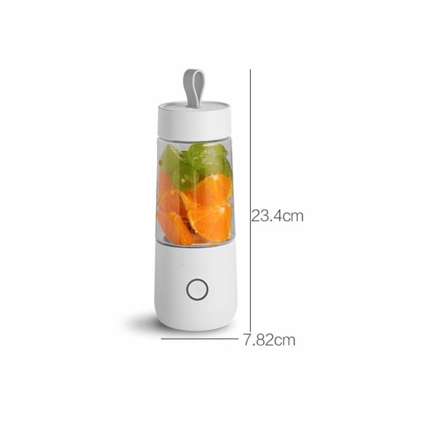 Mini kannettava sähköinen hedelmämehupuristin USB ladattava smoothiekone blender, urheilupullon mehukuppi